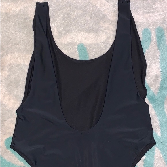 Aerie Super Scoop Black One Piece Swimsuit XL - Picture 7 of 10